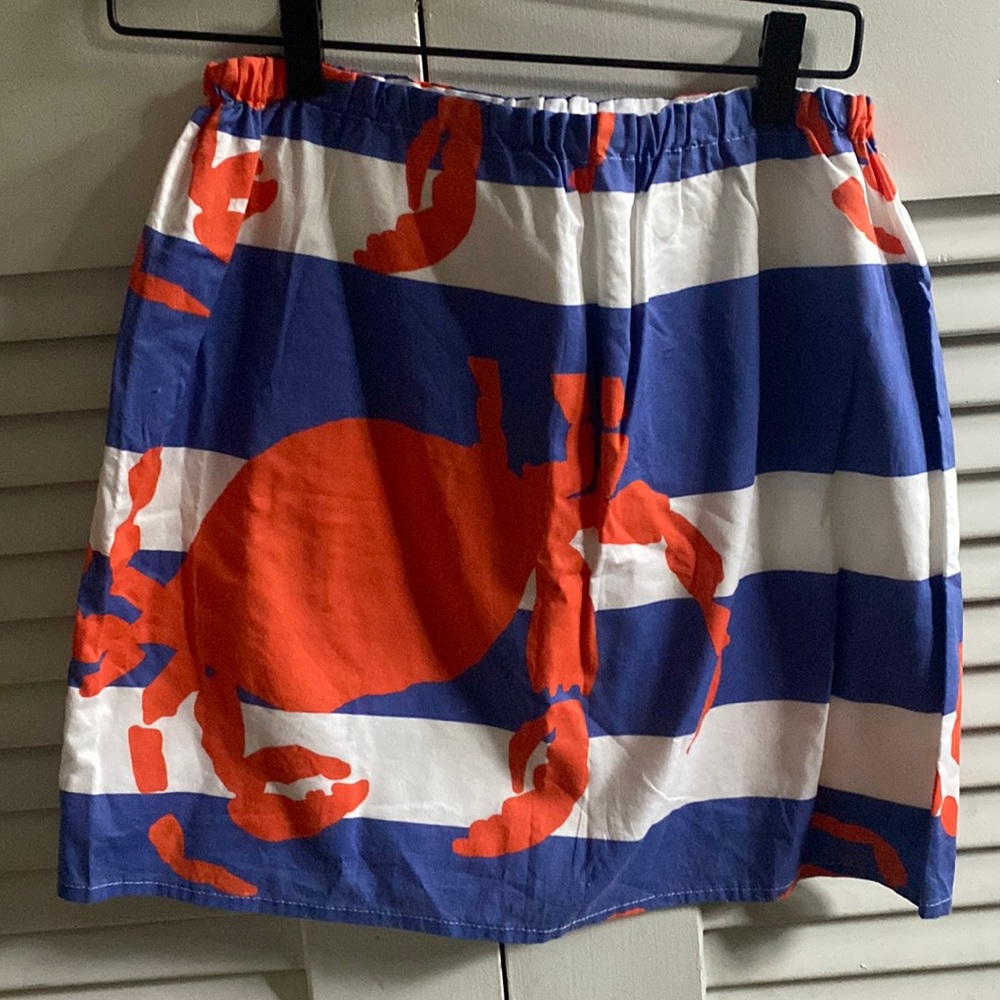Handmade crab skirt fits like a Small